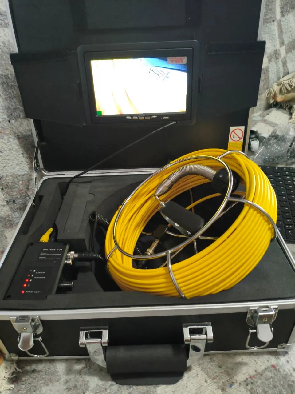 Equipamento boroscópio para inspeção de tubulações
